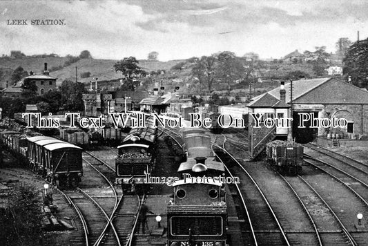 ST 44 - Leek Railway Station, Staffordshire c1915