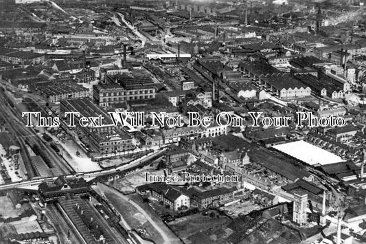 ST 445 - Air View Of The Breweries, Burton On Trent, Staffordshire