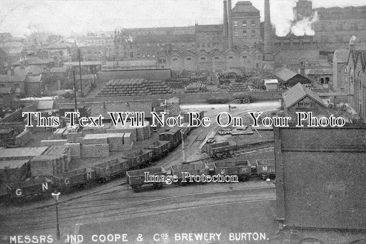 ST 465 - Ind Coope Brewery, Burton-on-Trent, Staffordshire c1904