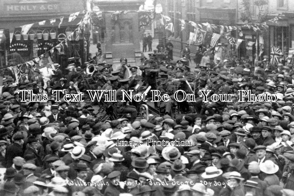 ST 490 - Willenhall Final Score Band, WW1 Celebrations, Staffordshire