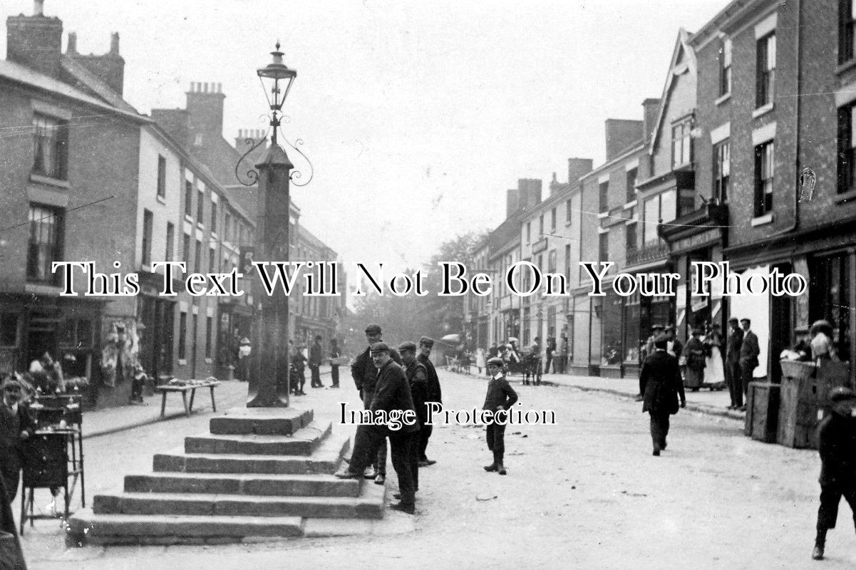 ST 495 - High Street, Cheadle, Staffordshire c1909