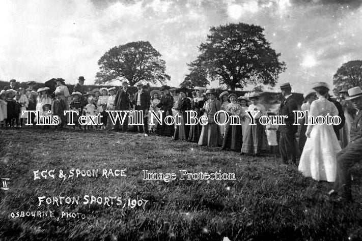 ST 526 - Egg & Spoon Race, Sports Day, Forton, Staffordshire 1907