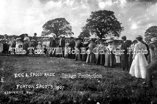 ST 526 - Egg & Spoon Race, Sports Day, Forton, Staffordshire 1907