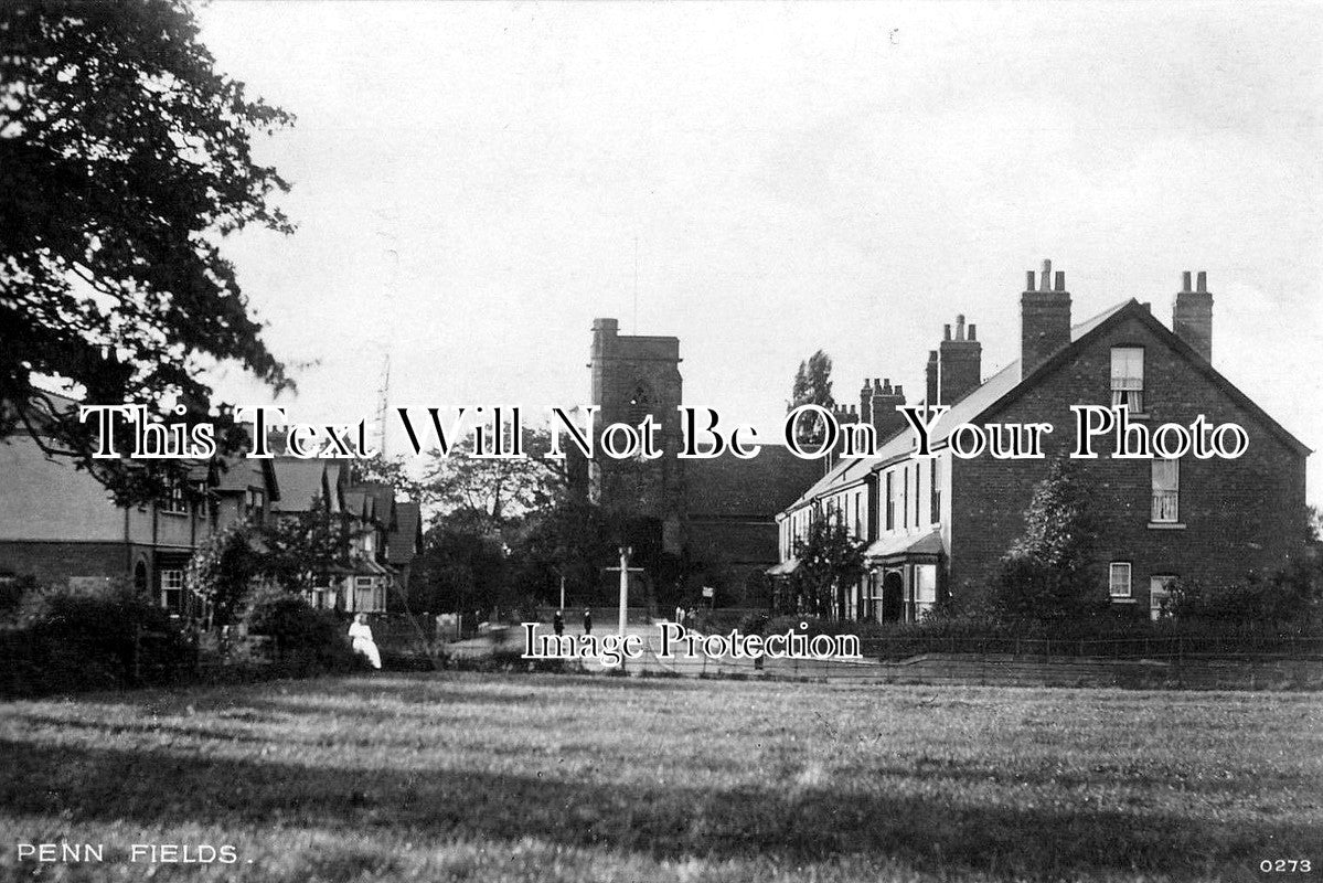 ST 544 - Penn Fields, Wolverhampton, Staffordshire c1912