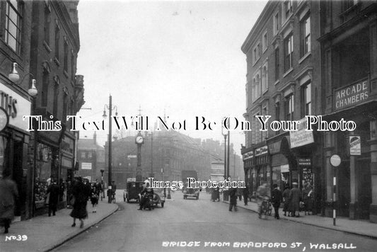 ST 547 - Bridge From Bradford Street, Walsall, Staffordshire