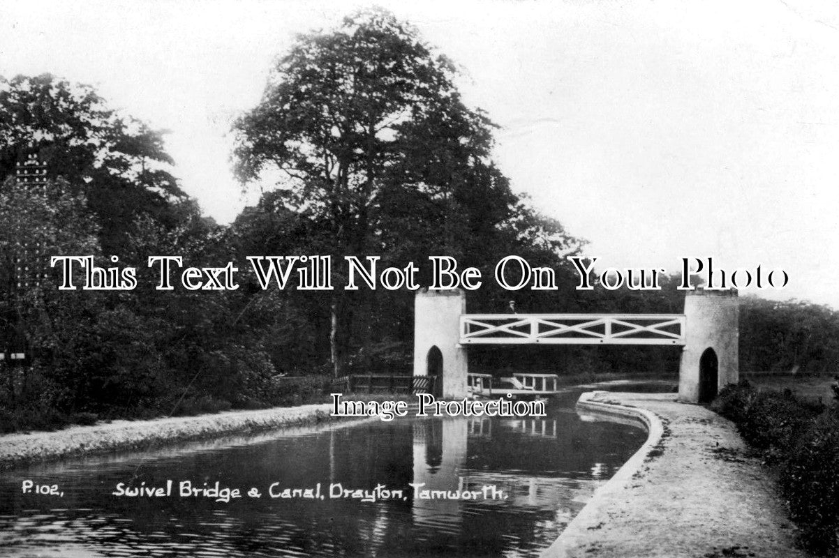 ST 549 -  Swivel Bridge & Canal, Drayton, Tamworth, Staffordshire