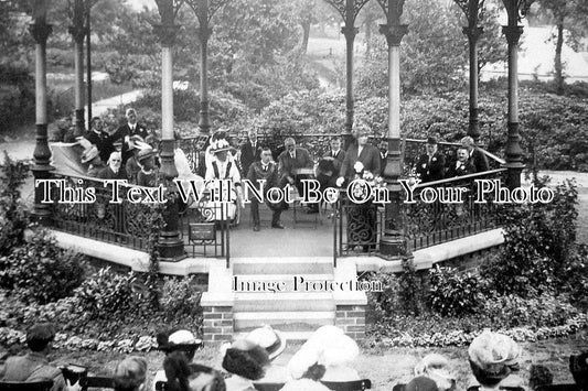 ST 573 - Lord Mayor, Bandstand, Handsworth Park, Birmingham, Staffordshire c1913