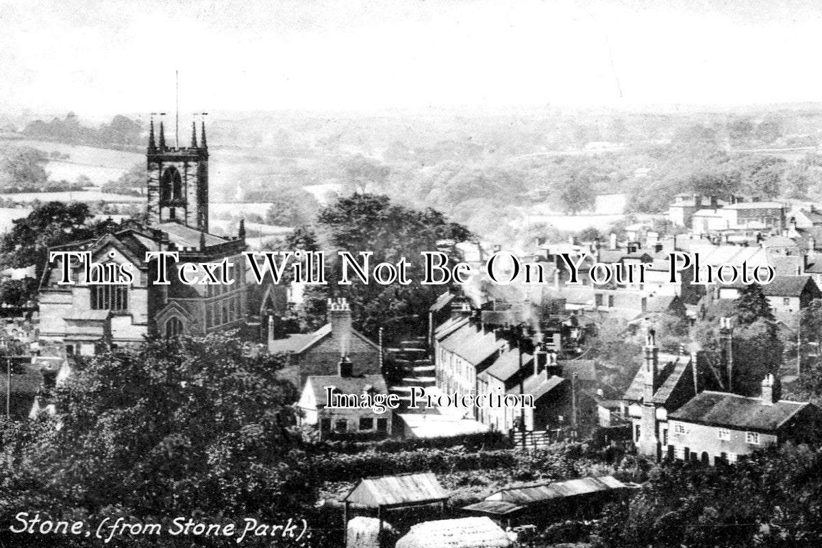 ST 585 - Stone From Stone Park, Staffordshire