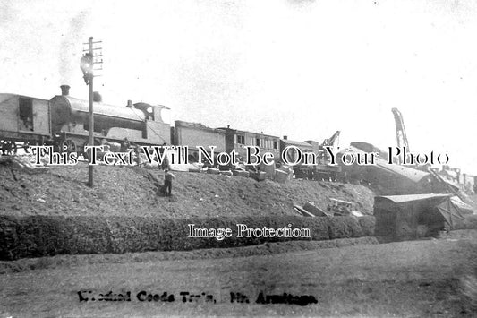 ST 586 - Wrecked Goods Train Near Armitage, Staffordshire