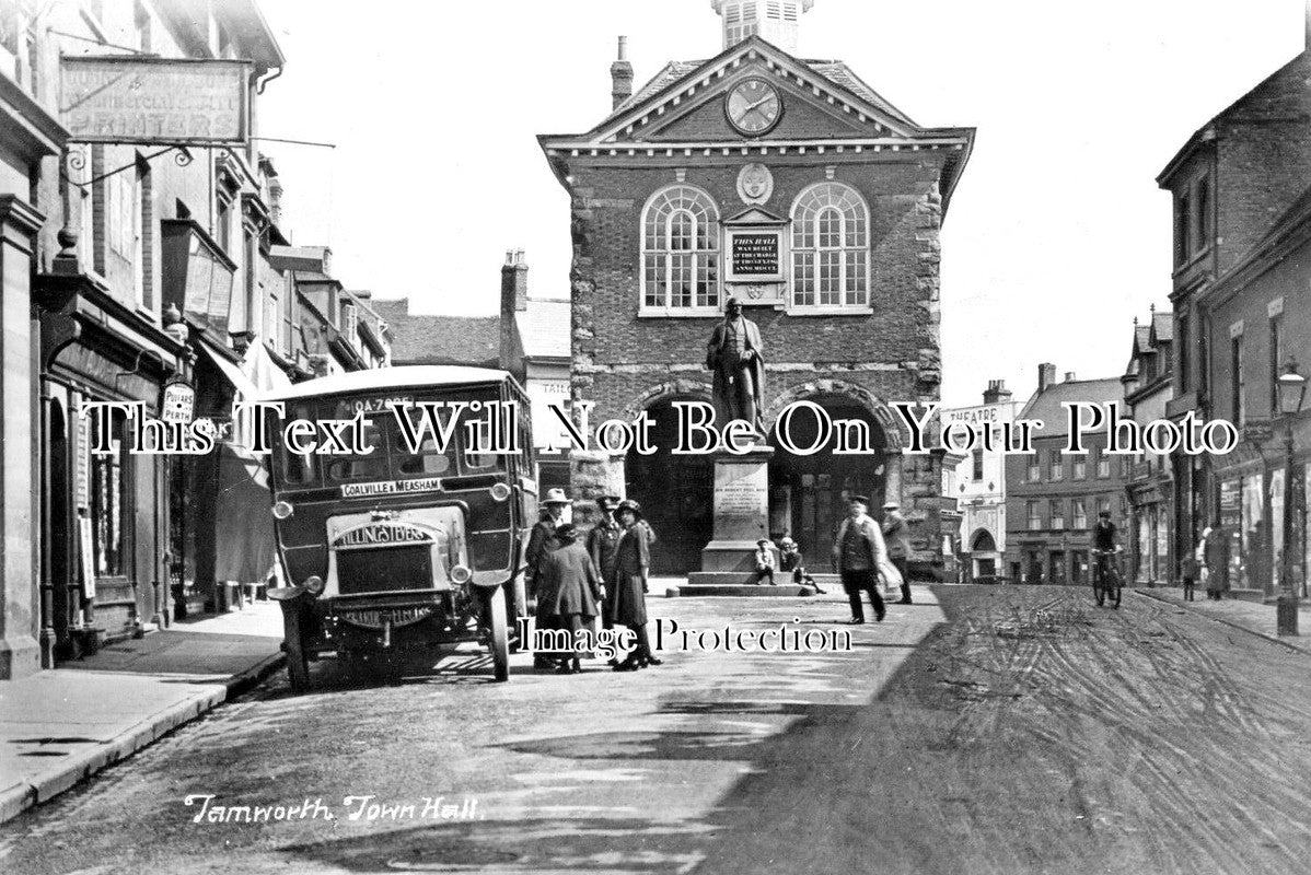 ST 590 - Town Hall & Palace Theatre, Tamworth, Staffordshire