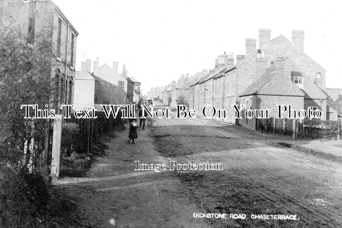 ST 592 - Ironstone Road, Chase Terrace, Staffordshire c1906