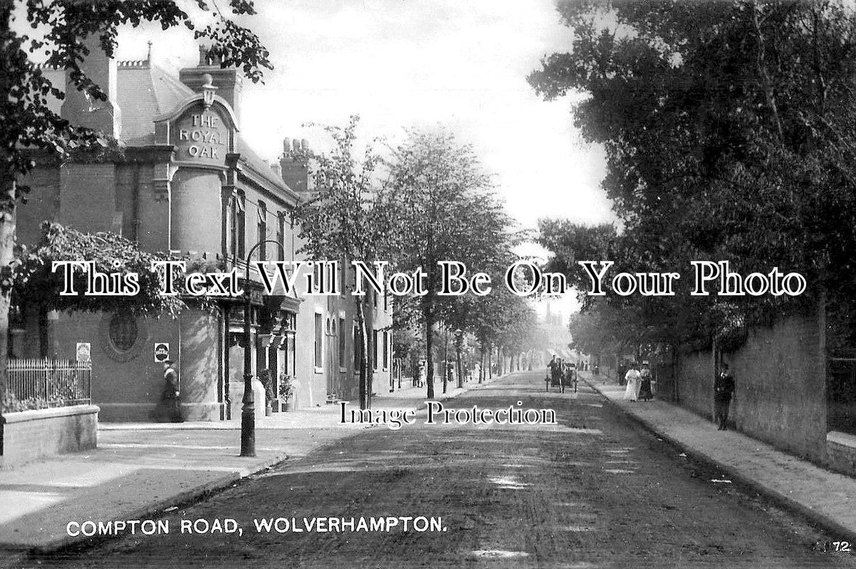 ST 594 - The Royal Oak, Compton Road, Wolverhampton, Staffordshire c1913