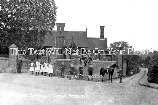 ST 623 - Armitage School & Church, Rugeley, Staffordshire c1912