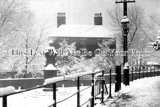 ST 643 - Cheadle Snow Scene, Staffordshire