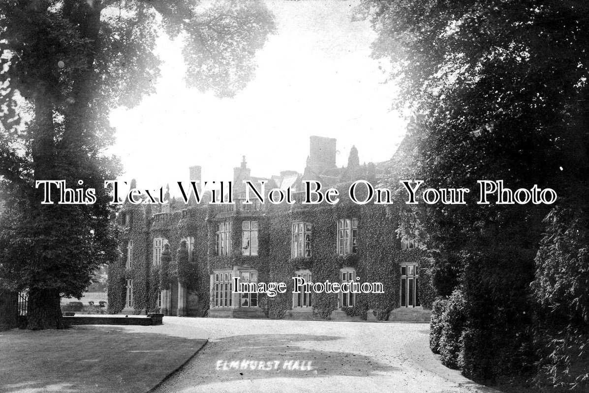 ST 675 - Elmhurst Hall, Staffordshire c1921