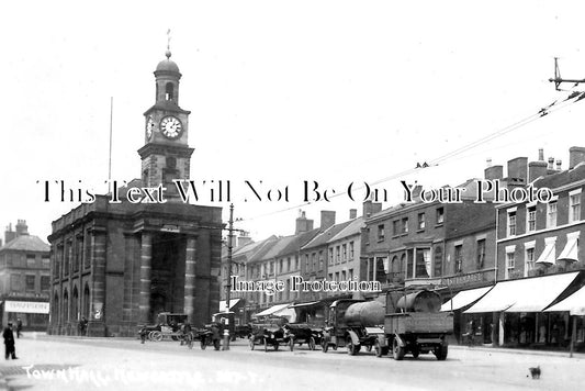 ST 698 - Town Hall & Street, Newcastle Under Lyme, Staffordshire