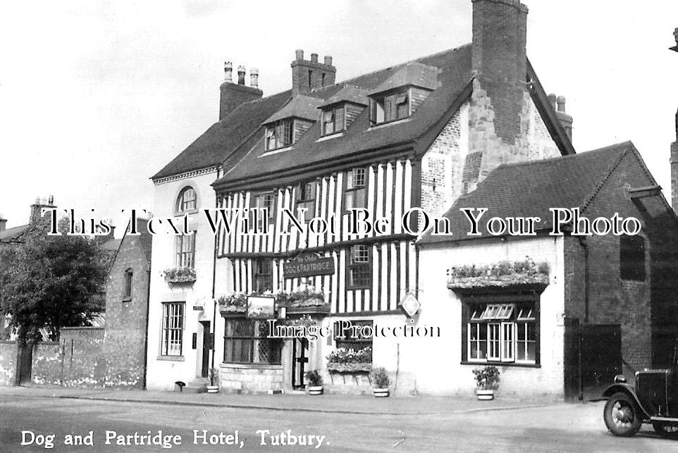 ST 713 - Dog & Partridge Hotel, Tutbury, Staffordshire