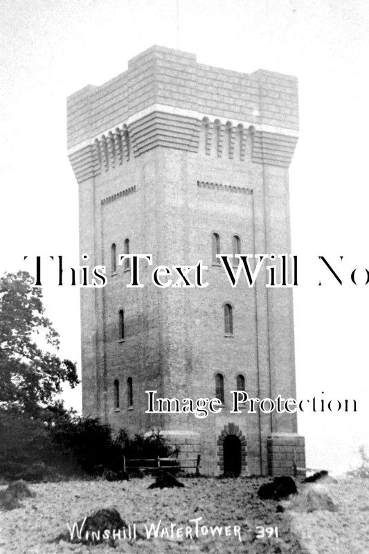 ST 715 - Winshill Water Tower, Burton On Trent, Staffordshire