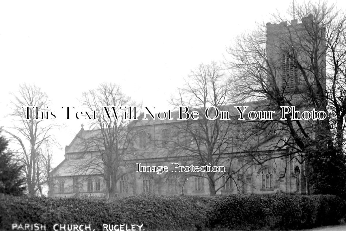 ST 741 - Parish Church, Rugeley, Staffordshire c1916