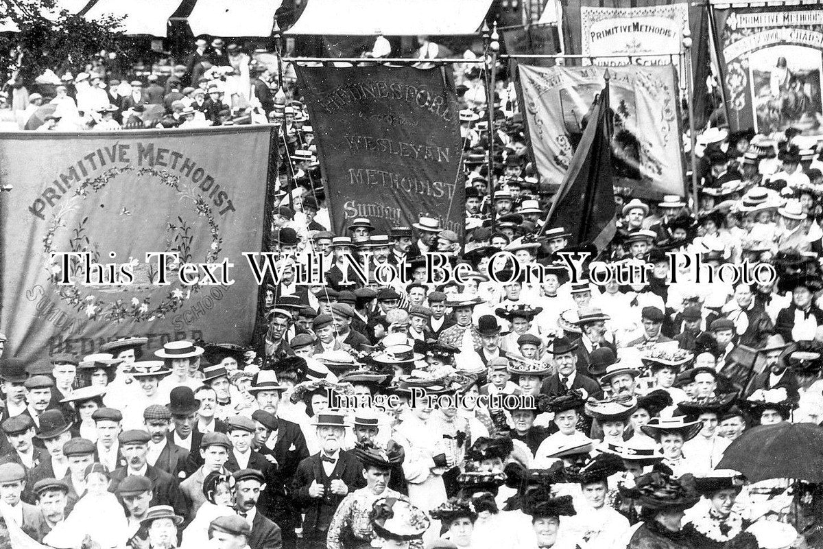 ST 770 - Hednesford Church Parade, Staffordshire 1905