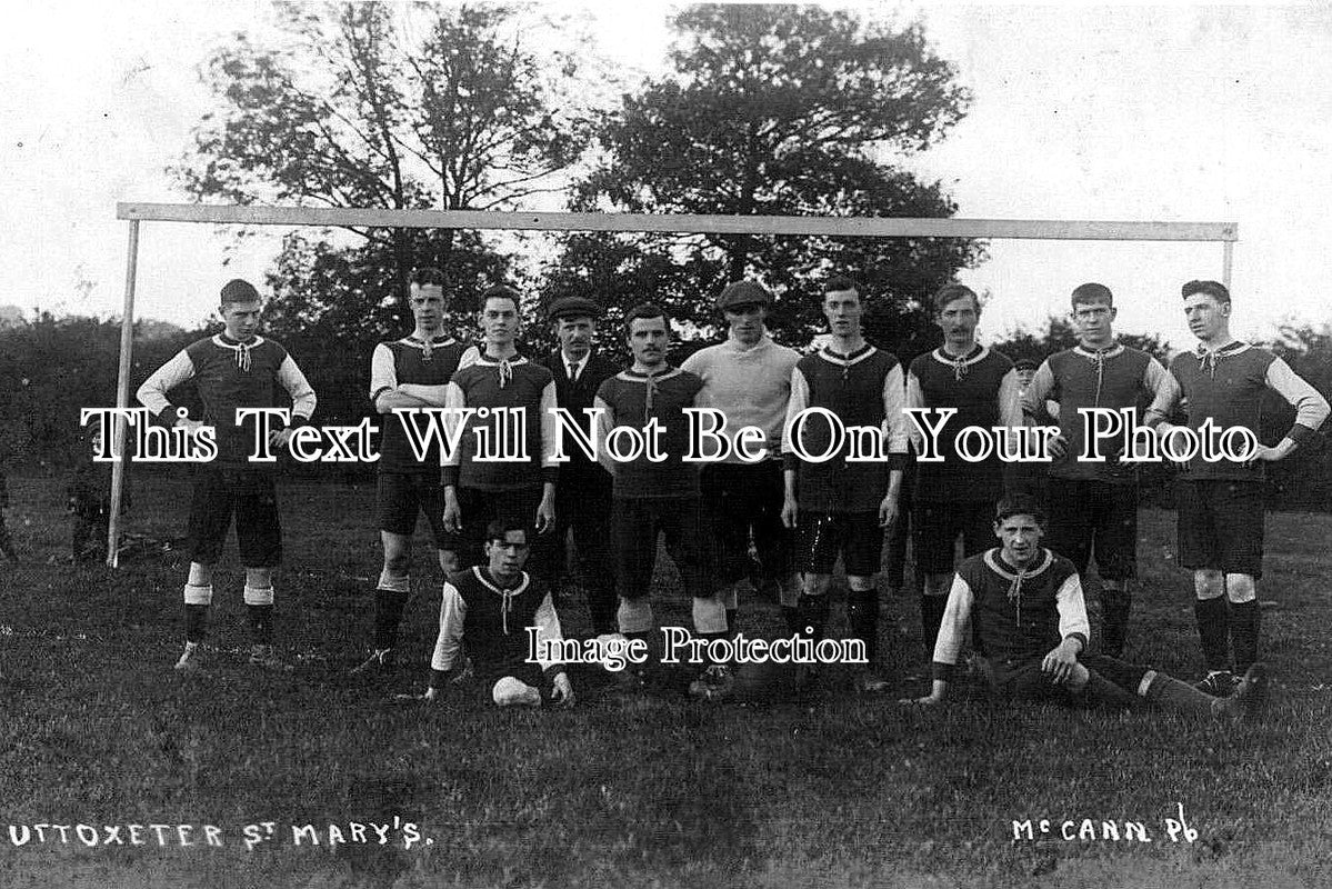 ST 78 - Uttoxeter St Mary's Football Team, Staffordshire