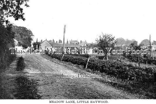 ST 826 - Meadow Lane, Little Haywood, Staffordshire