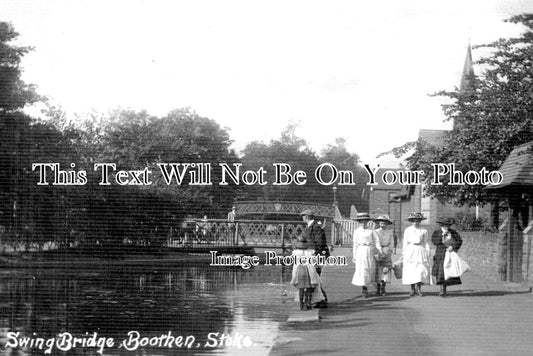 ST 862 - Canal Swing Bridge, Boothen, Stoke On Trent, Staffordshire