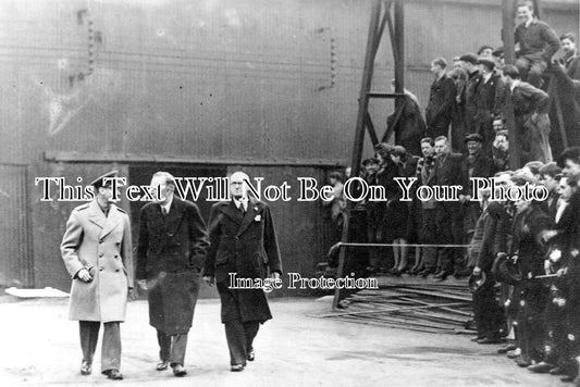 ST 872 - Kings Visit to GKN Atlas Works, Darlaston, Staffordshire 1941