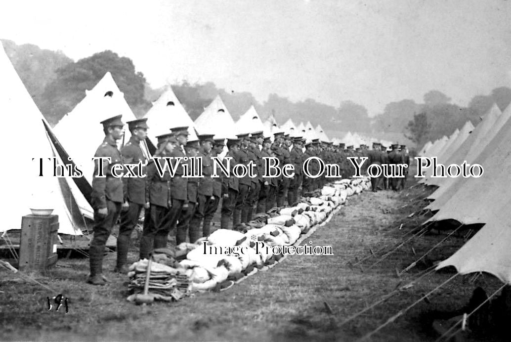 ST 902 - Kings Regiment Kit Inspection Field Camp Rugeley Brocton Cannock