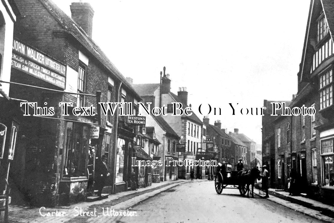 ST 913 - Carter Street, Uttoxeter, Staffordshire c1935