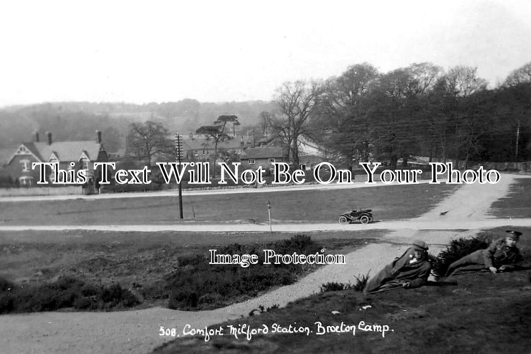 ST 916 - Comfort Milford Station, Brocton Camp, Staffordshire c1917
