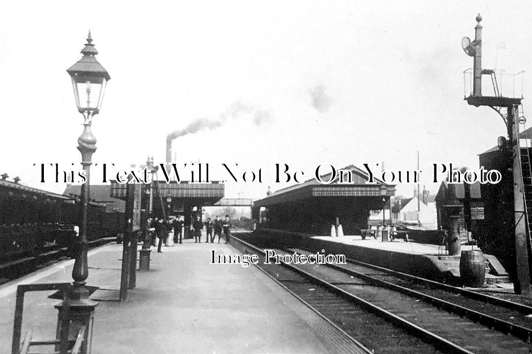 ST 919 - Tutbury Railway Station, Staffordshire c1913