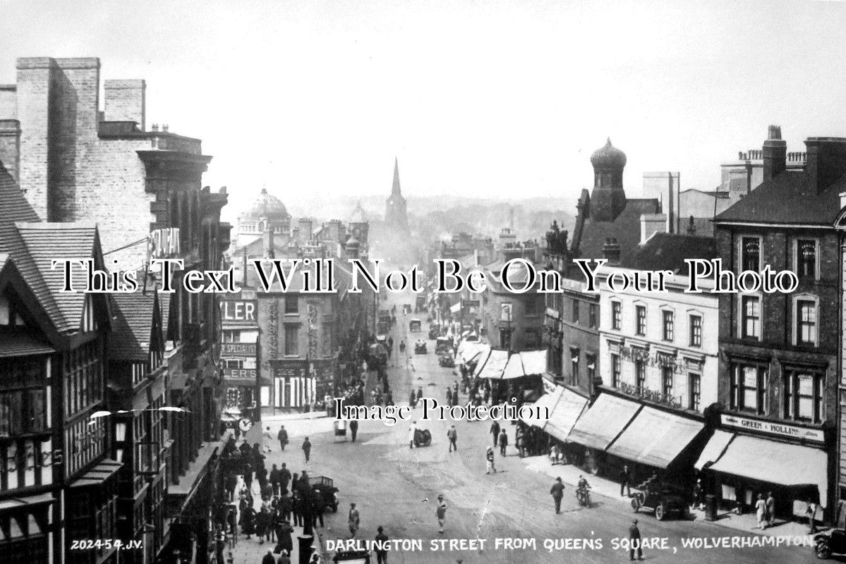 ST 944 - Darlington Street From Queens Square, Wolverhampton, Staffordshire