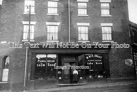 ST 947 - W Nixon Piano Shop, Hope Street, Hanley, Staffordshire