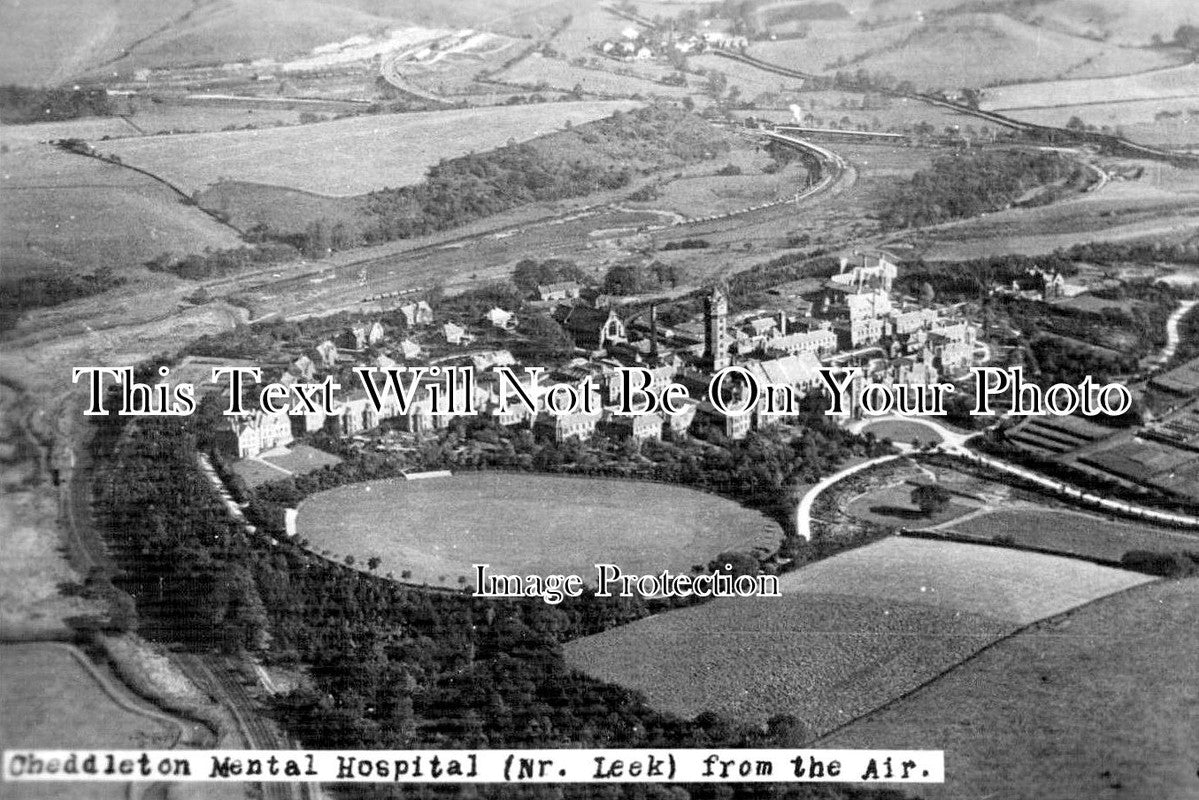 ST 955 - Cheddleton Mental Hospital From The Air, Staffordshire