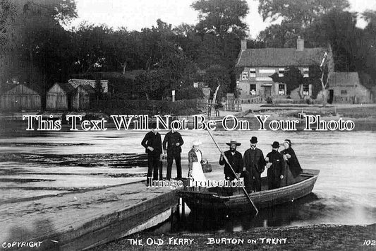 ST 99 - The Old Ferry, Burton On Trent, Staffordshire c1910