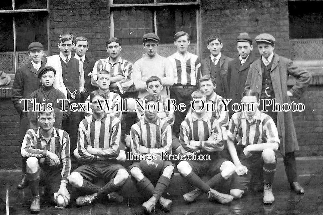 ST 999 - Longton Zion Football Club, Staffordshire c1909