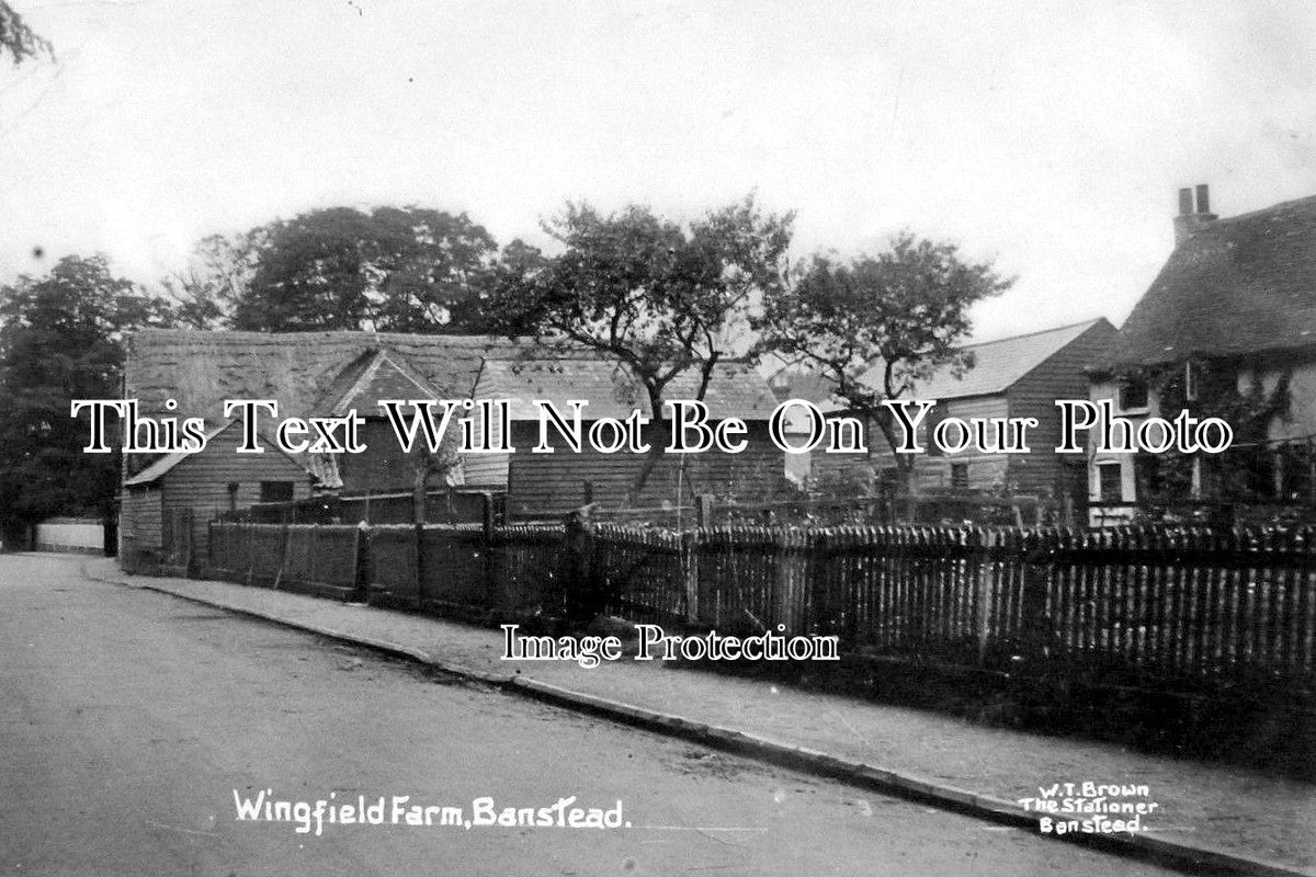 SU 1017 - Wingfield Farm, Banstead, Surrey c1912