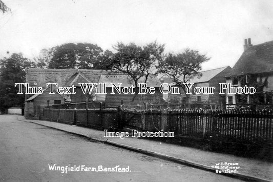 SU 1017 - Wingfield Farm, Banstead, Surrey c1912