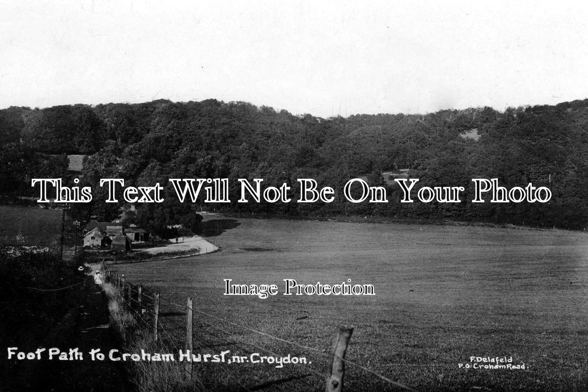 SU 1049 - Footpath To Croham Hurst, Near Croydon, Surrey c1913