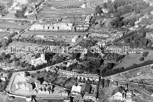 SU 1112 - Parish Church & Council School, Lower Mitcham, Surrey