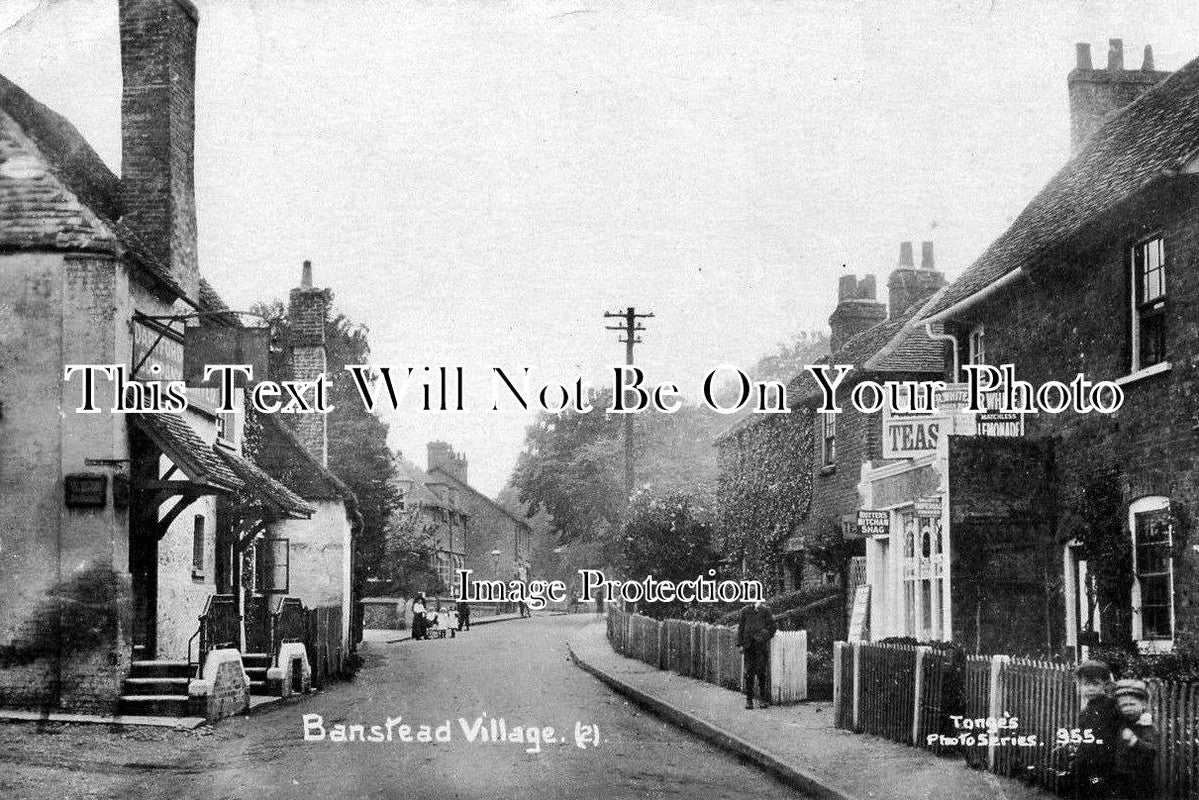 SU 1137 - Banstead Village, Surrey c1918