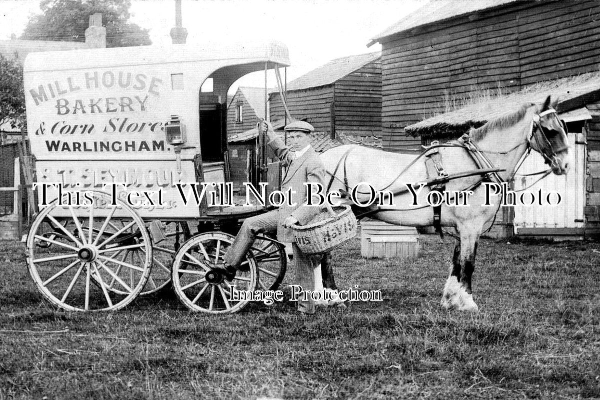 SU 1157 - Mill House Bakery Delivery Cart, Warlingham, Surrey