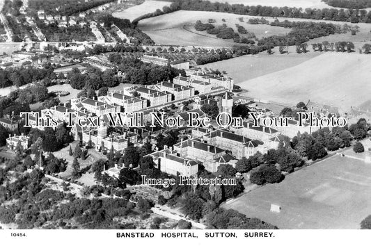 SU 1163 - Banstead Mental Hospital, Sutton, Surrey