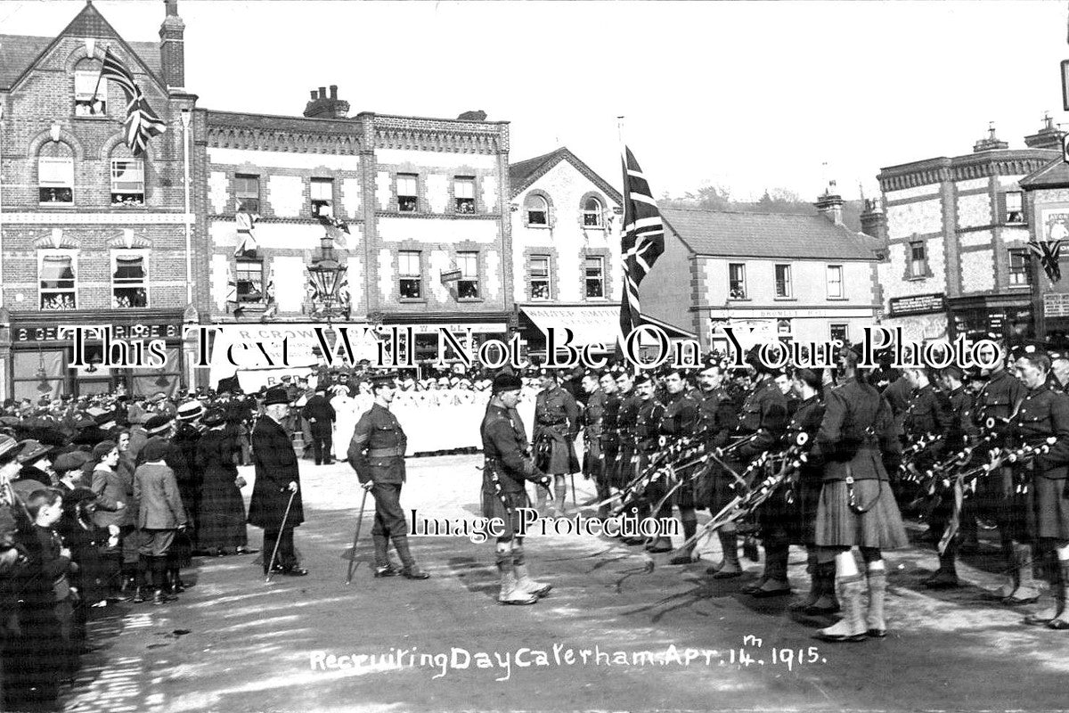 SU 1188 - WW1 Recruiting Day, Caterham, Surrey 1915