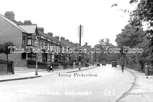 SU 1200 - Shirley Road, Addiscombe, Surrey c1927