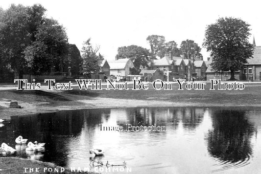 SU 1206 - The Pond, Ham Common, Richmond, Surrey c1906