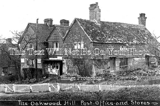 SU 1250 - Oakwood Hill Post Office & Stores, Surrey c1908