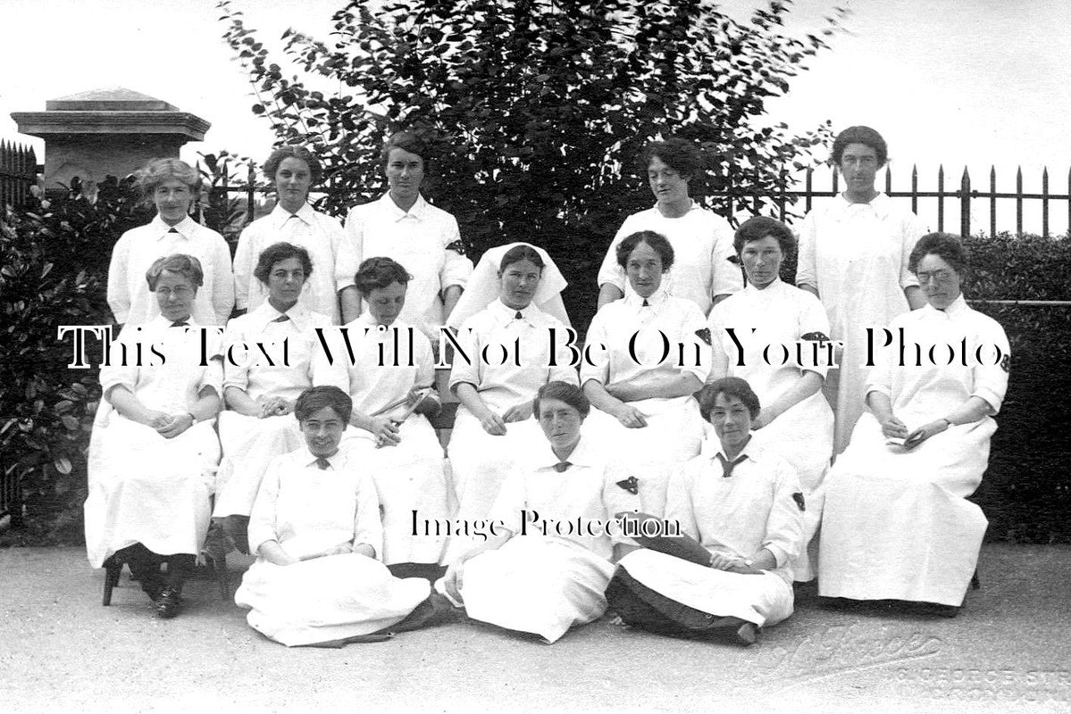 SU 1256 - Nurses At WW1 War Hospital, Ingram Road, Croydon, Surrey