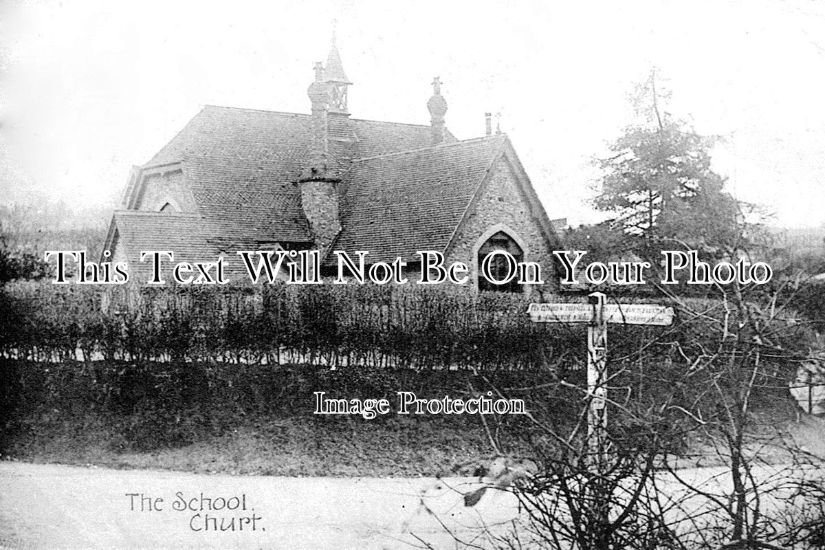 SU 1259 - The School, Churt, Surrey c1906